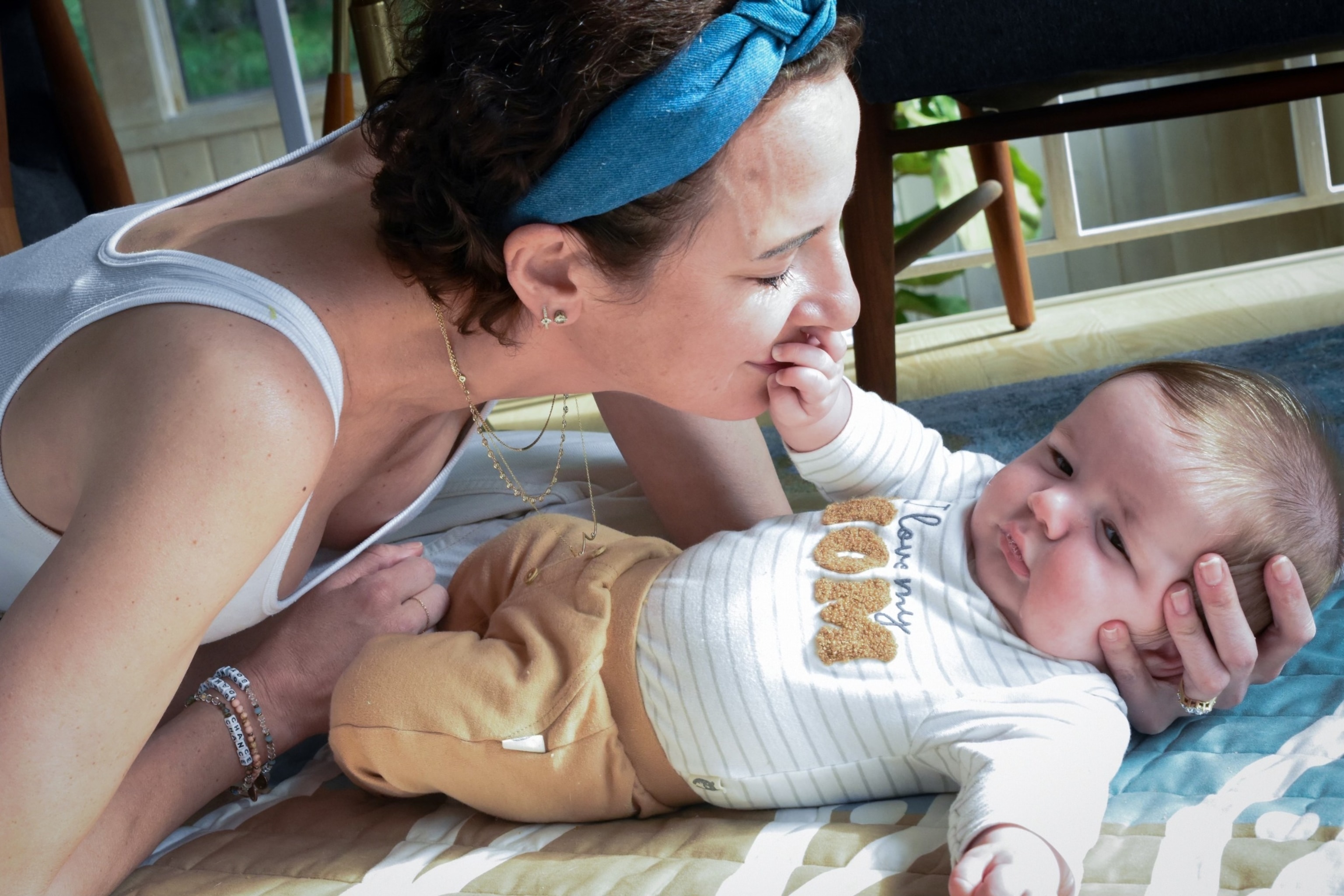 PHOTO: Sarrah Strimel Bentley, 42, will celebrate her first Mother’s Day on May 12 since welcoming her first child with the help of a surrogate, a woman named Whitney.
